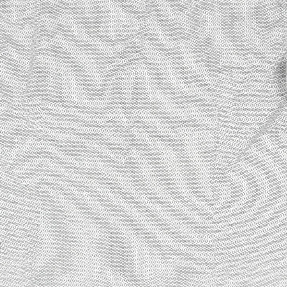 Ceader wood state Mens Grey Dress Shirt Size 14.5