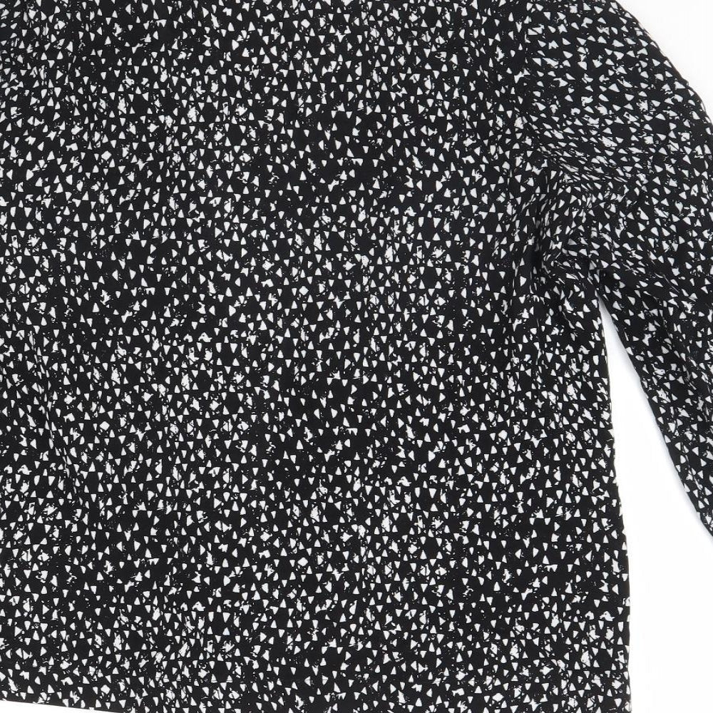 Atmosphere Womens Black Polka Dot Jacket Size 12