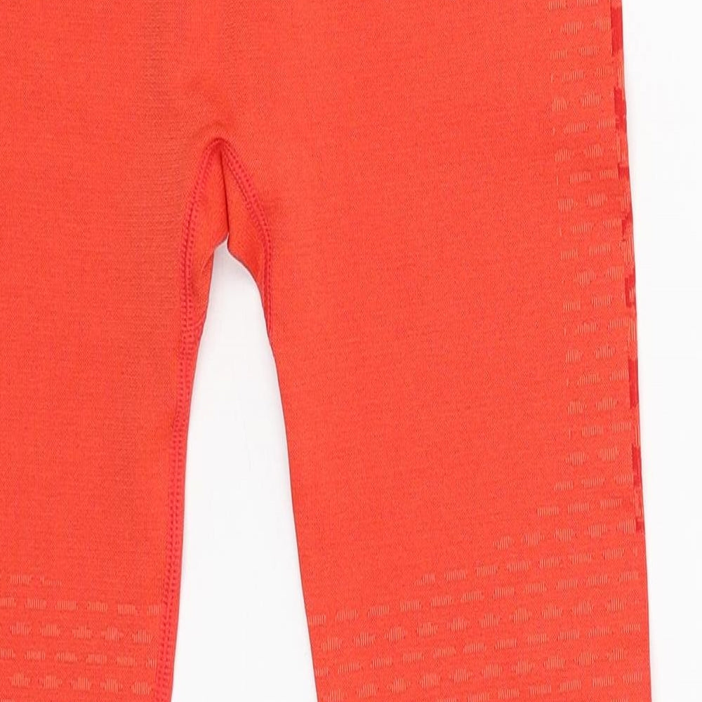 Workout Womens Orange Jegging Trousers Size S L24.5 in