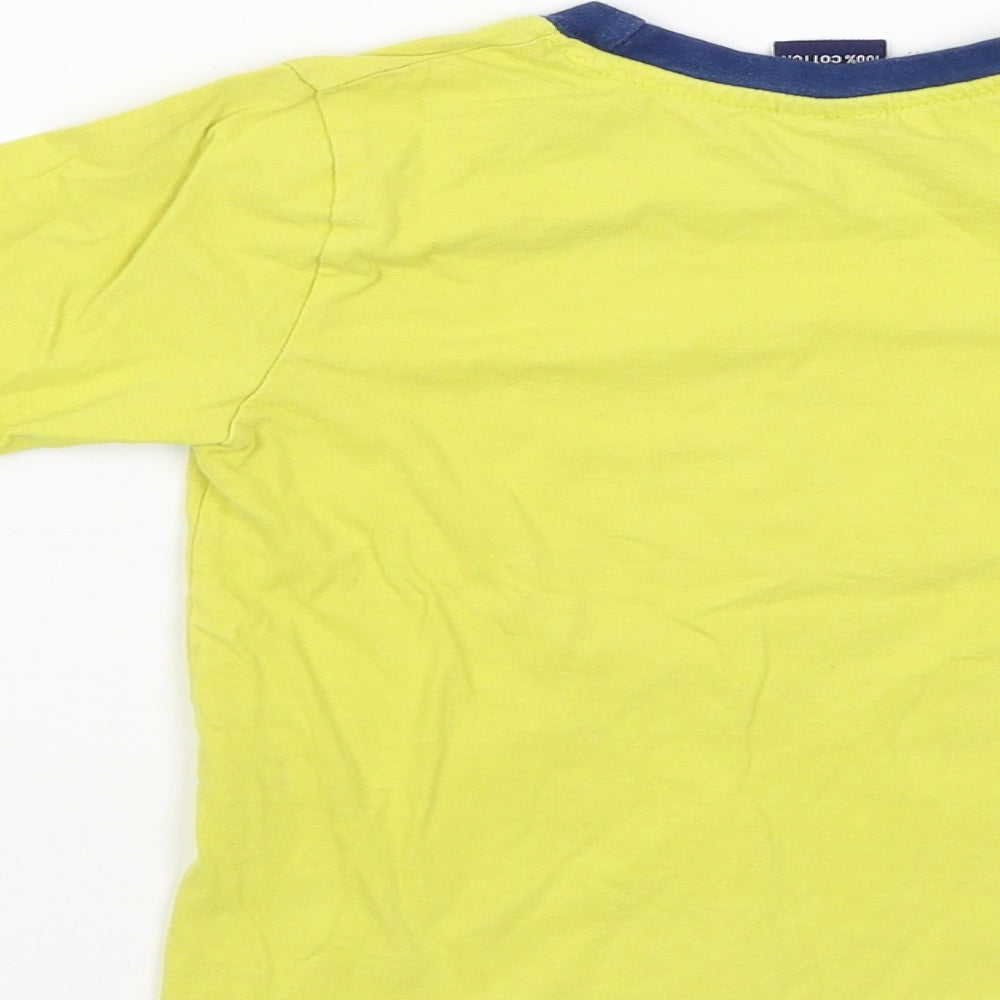 Taeko kids Boys Yellow Pullover T-Shirt Size 4-5 Years