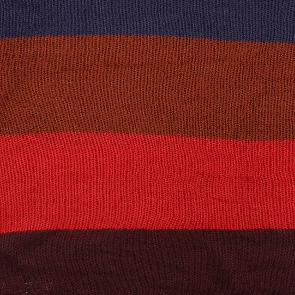 New Look Womens Multicoloured Striped Pullover Jumper Size S