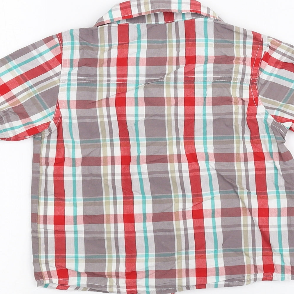 Marks and Spencer Boys White Basic Button-Up Size 2-3 Years