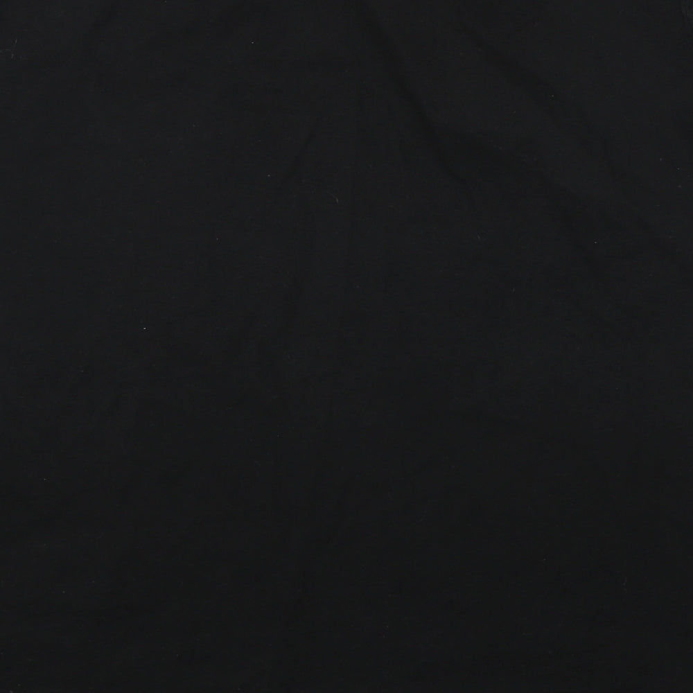 F&F Womens Black Basic T-Shirt Size 12