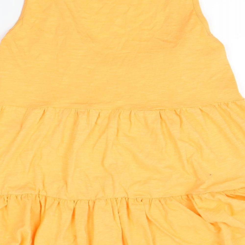 F&F Womens Orange Basic Blouse Size 12