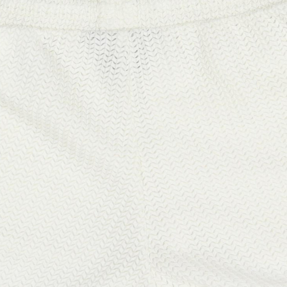H&M Womens White Mom Shorts Size XS