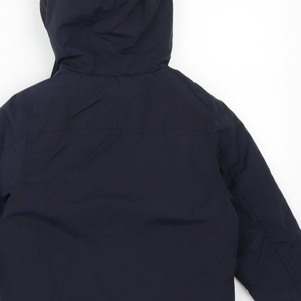 Urban 63 Boys Blue Basic Coat Coat Size 3 Years