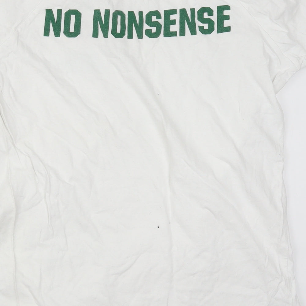 John Smiths Mens White T-Shirt Size L - No Nonsense