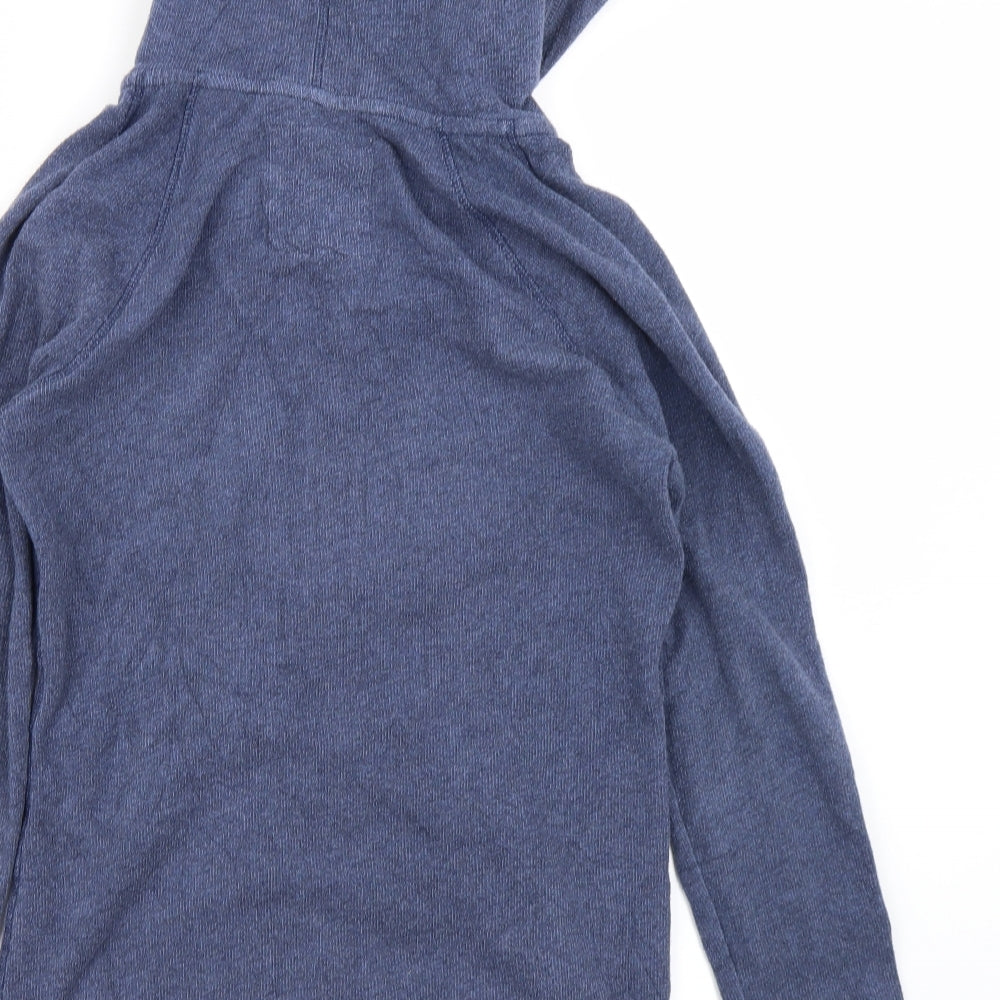 H&M Womens Blue Full Zip Hoodie Size M