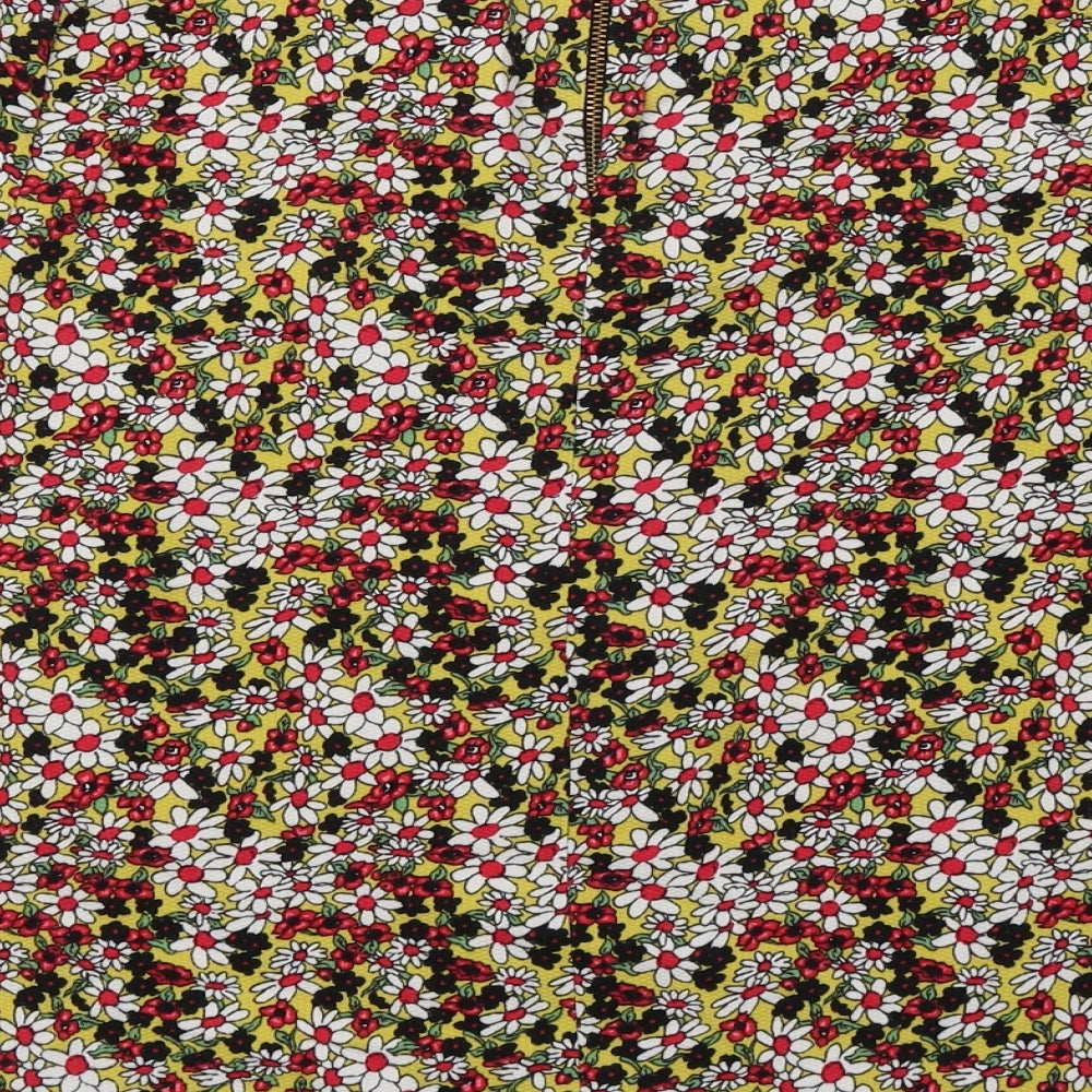 G21 Womens Multicoloured Floral Basic T-Shirt Size 12