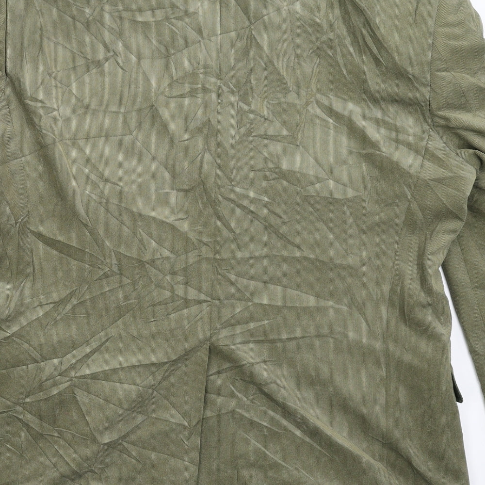 Marks and Spencer Mens Green Jacket Suit Jacket Size 40