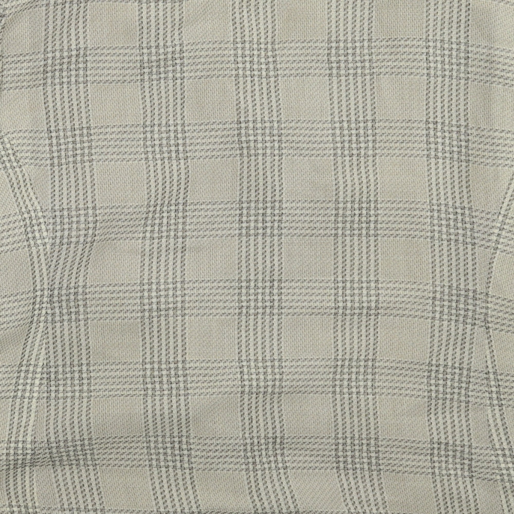 St Michael Womens Beige Check Jacket Suit Jacket Size 14