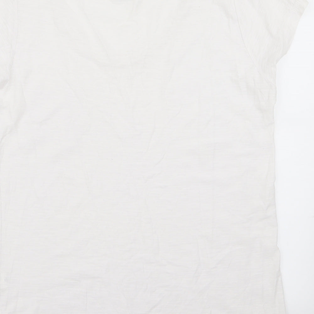 Primark Womens White Basic T-Shirt Size 14