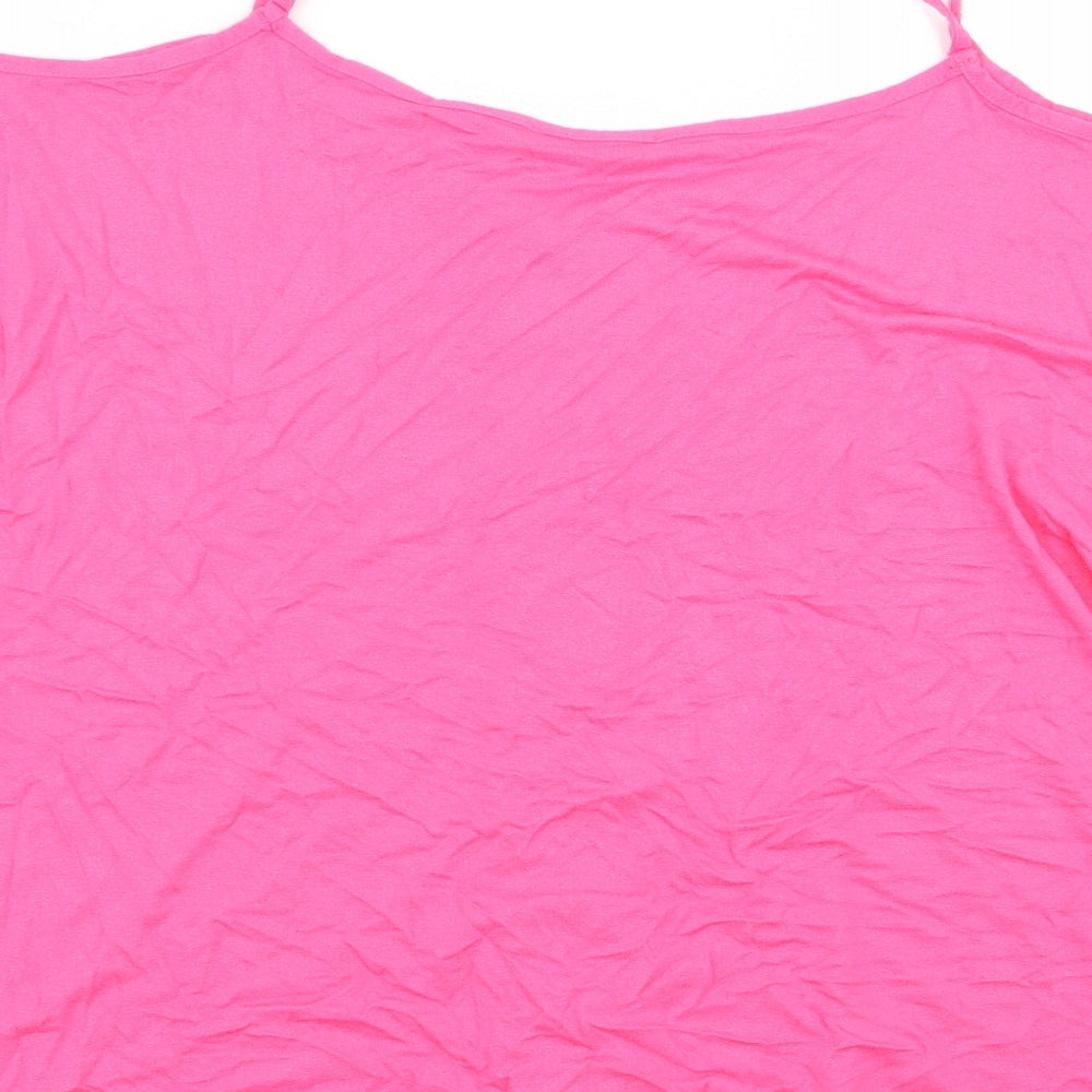 Asda George Womens Pink Basic Blouse Size 16