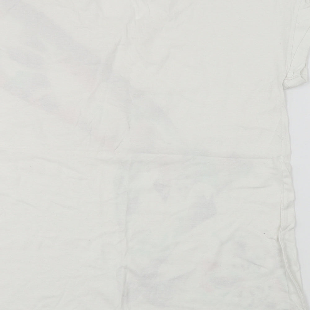 Avon Womens White Basic T-Shirt Size 10