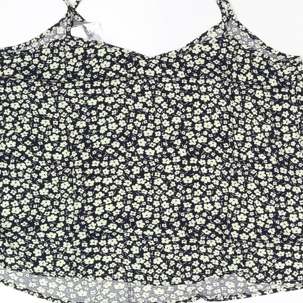 MNG Womens Multicoloured Floral Camisole Tank Size L
