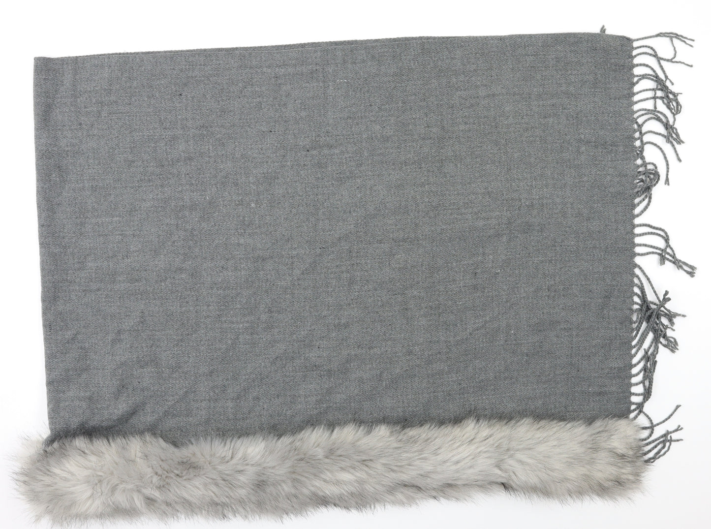 Preworn Womens Grey Shawl/Wrap