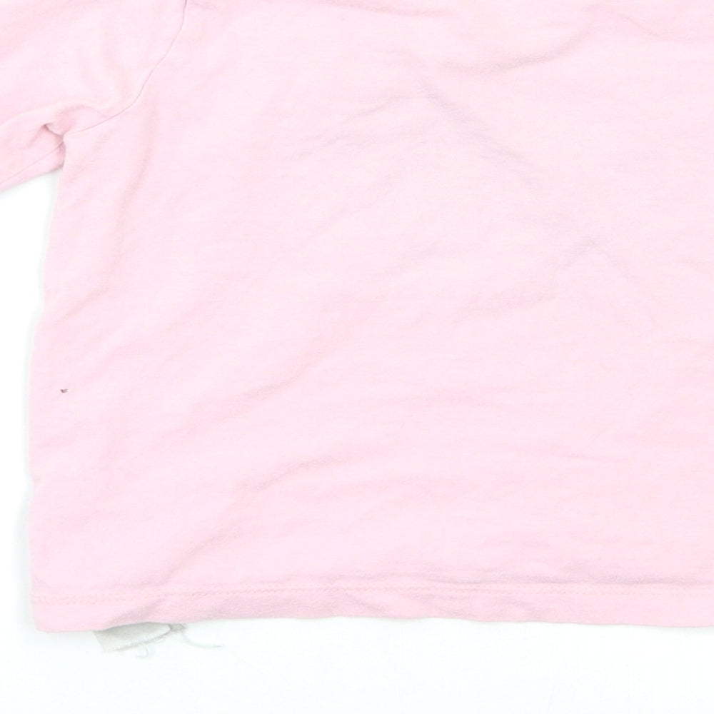 Primark Girls Pink Solid Top Pyjama Top Size 3-4 Years