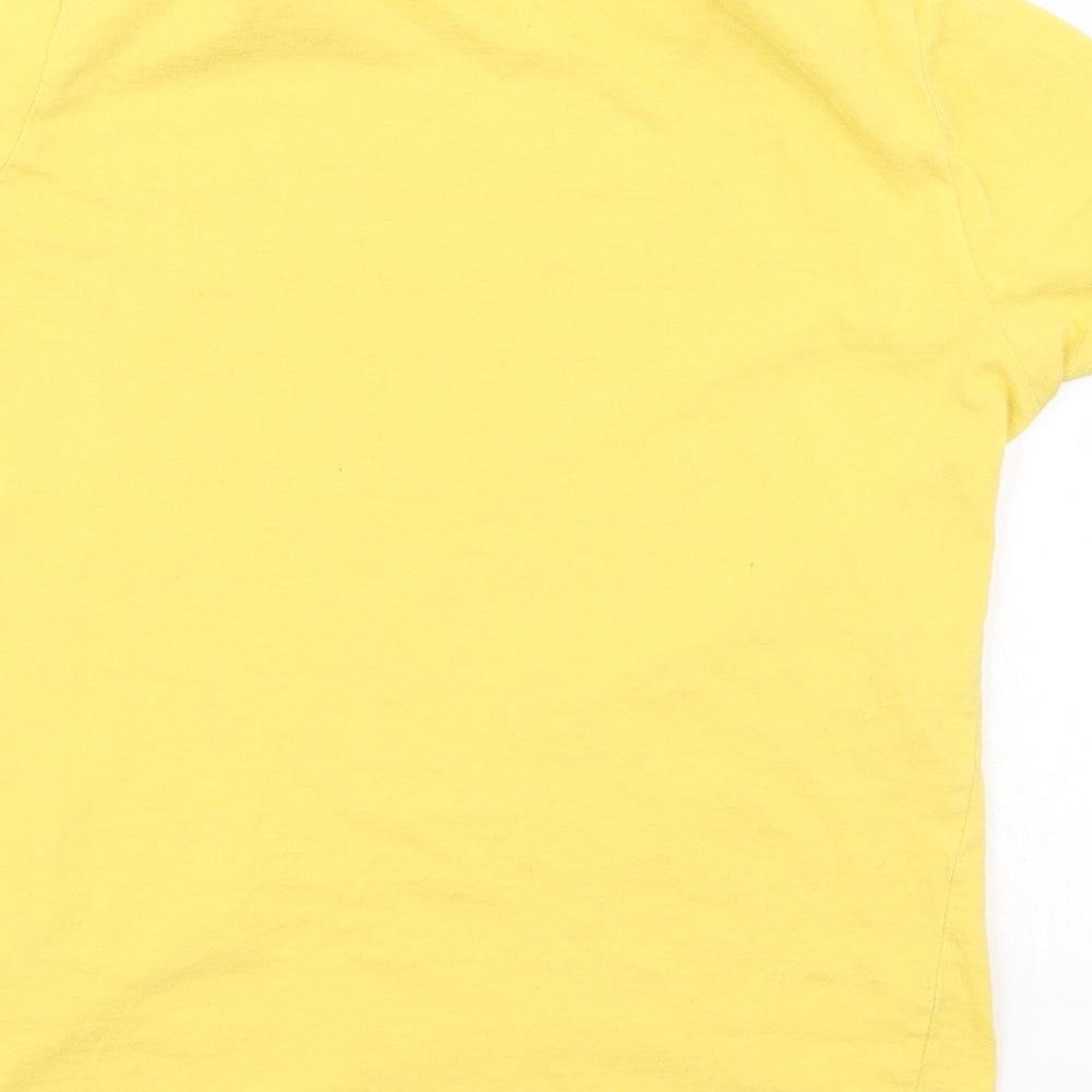 B&C Womens Yellow Basic T-Shirt Size M