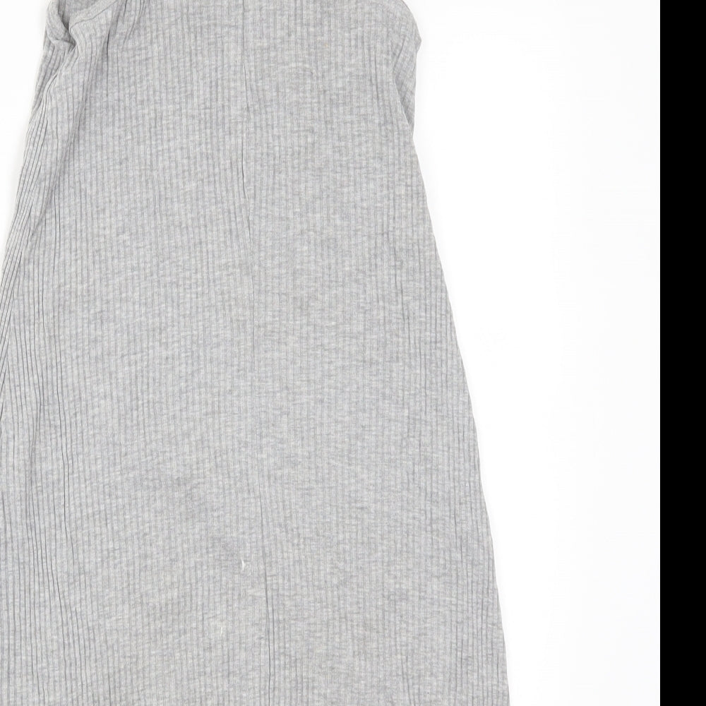 Young Dimension Girls Grey T-Shirt Dress Size 8-9 Years