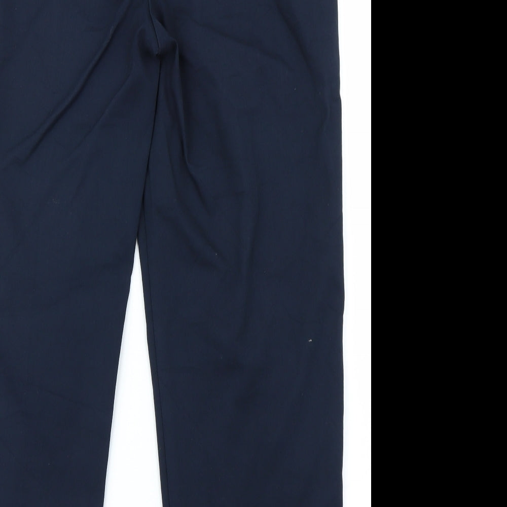 Per Una Womens Blue Trousers Size 34 in L25 in