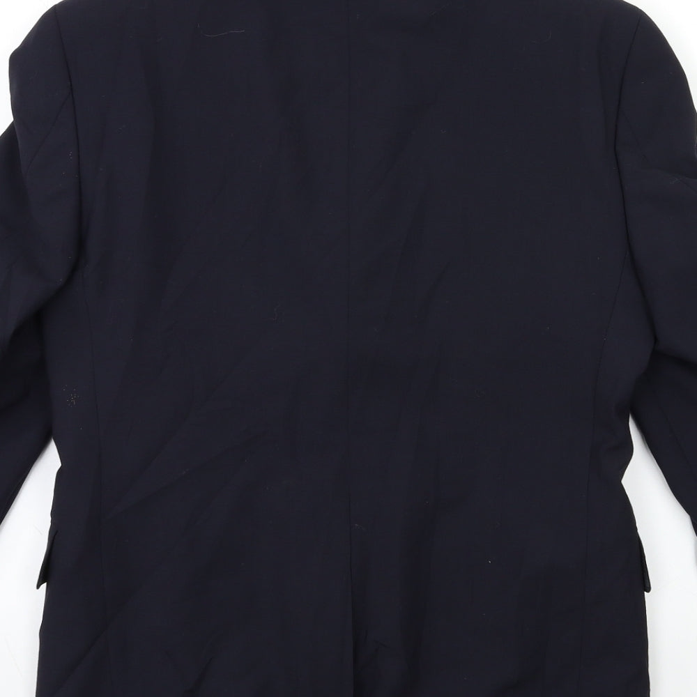 Preworn Mens Blue Jacket Suit Jacket Size 34