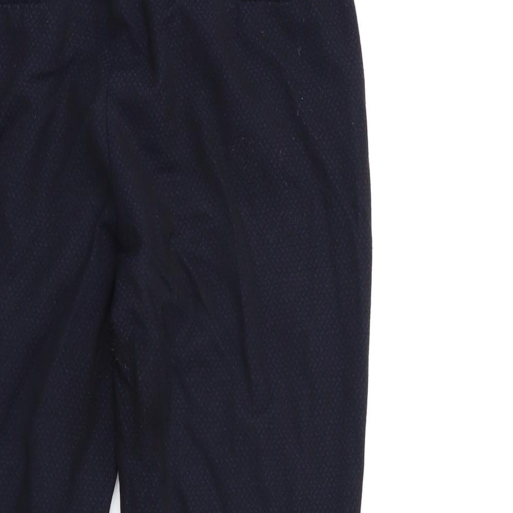 Zara Womens Blue Trousers Size 10 L27 in