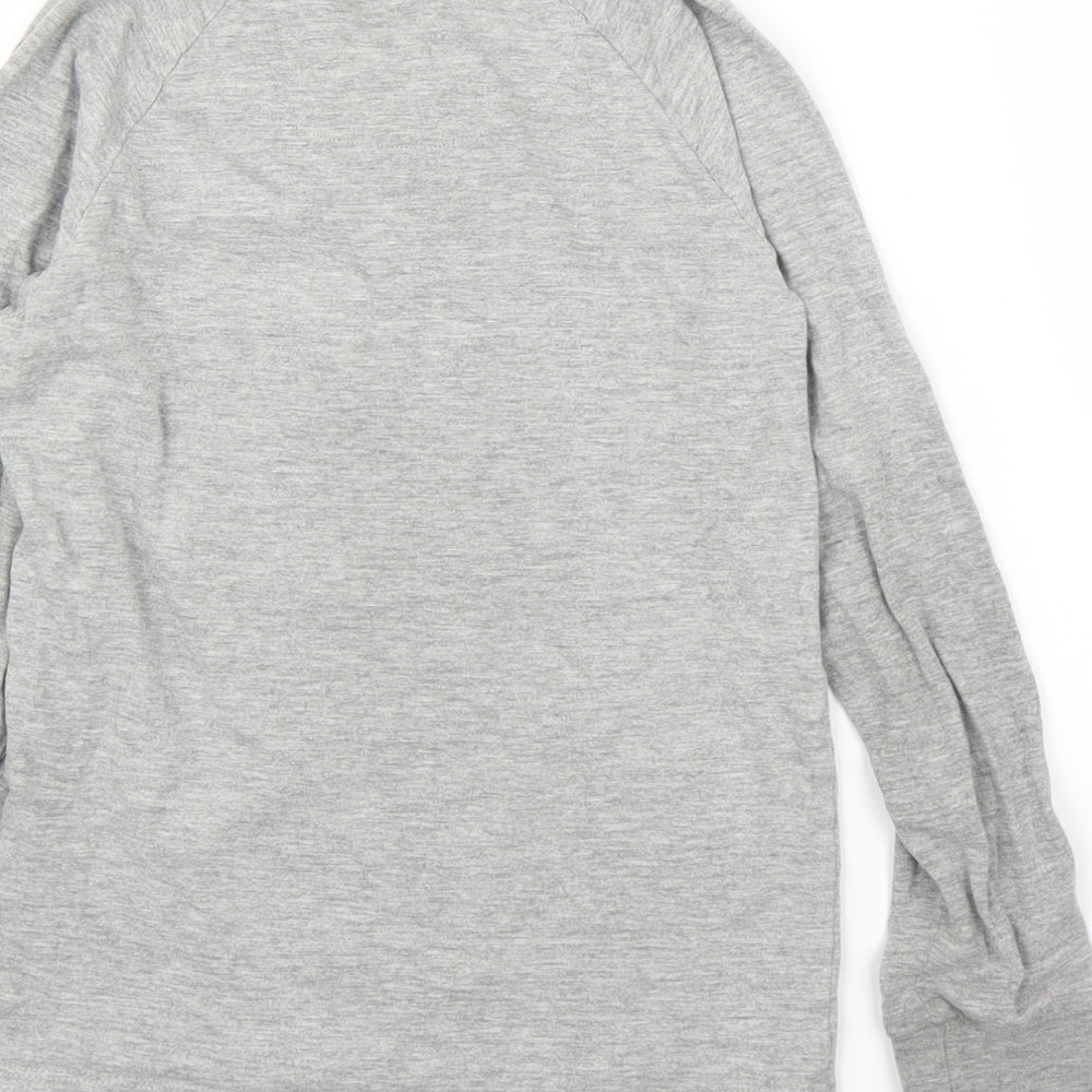 M&S Boys Grey Basic T-Shirt Size 7 Years