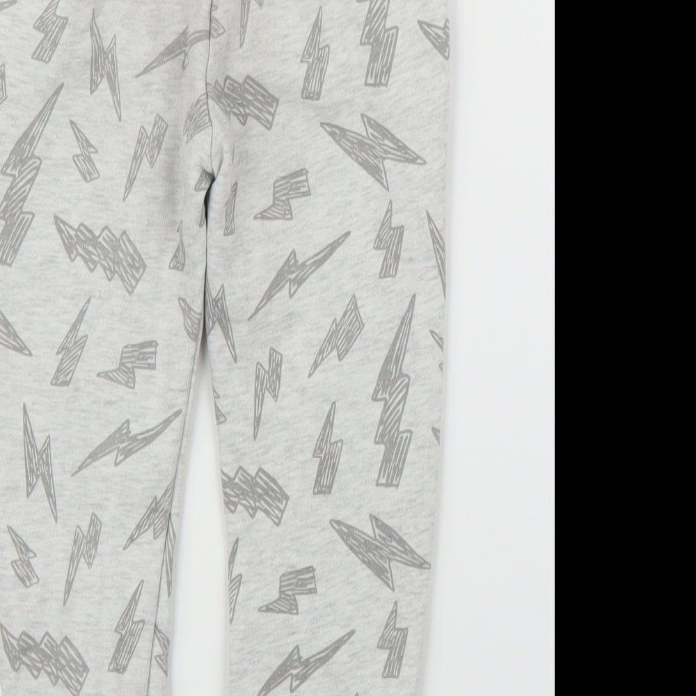 F&F Boys Grey Solid Pyjama Pants Size 3-4 Years - Harry Potter