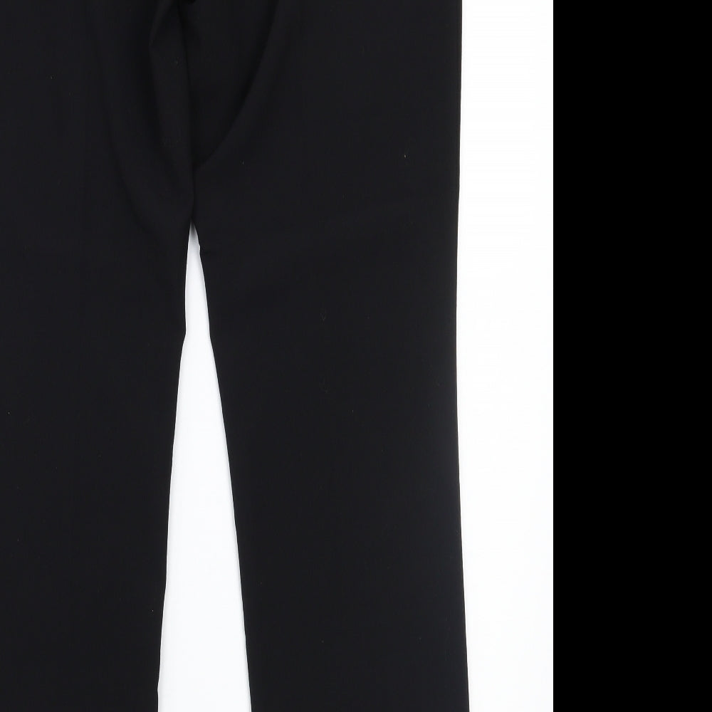 Marks and Spencer Womens Black Trousers Size 14 L27 in
