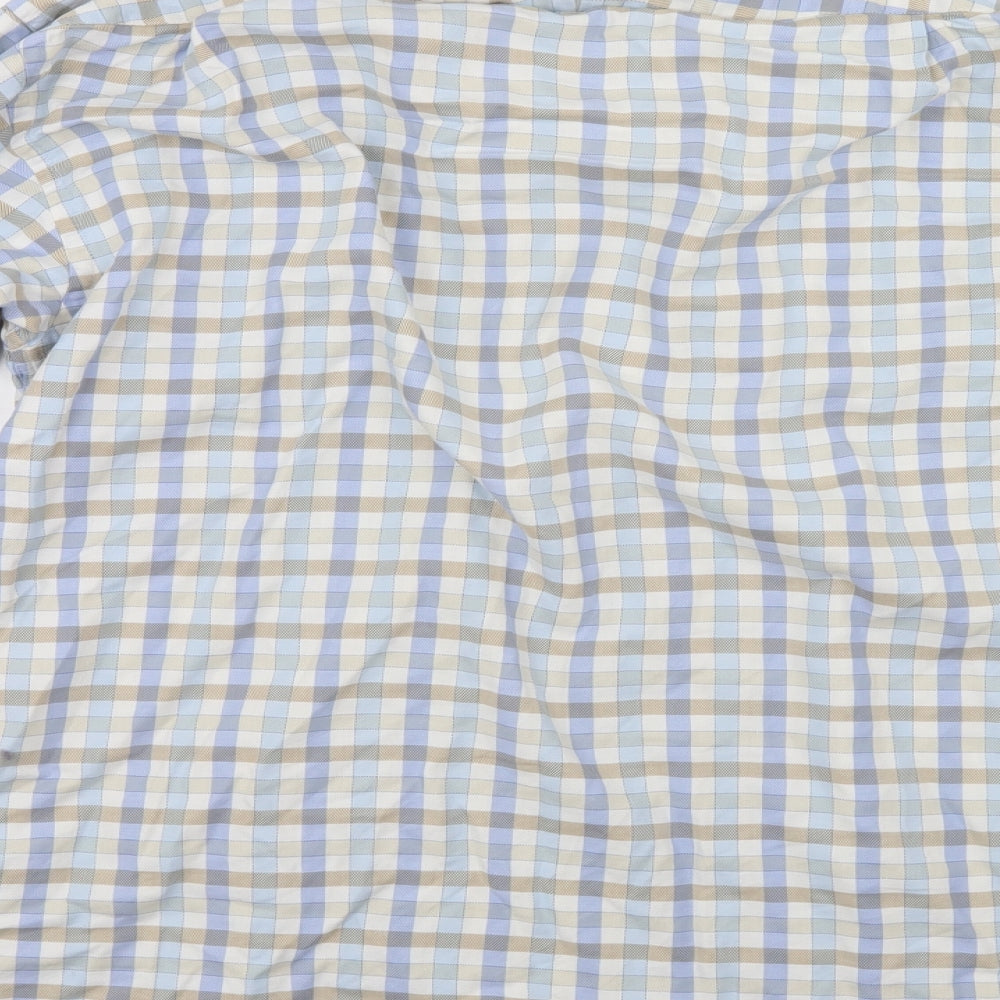 New & Lingwood Mens Multicoloured Check Dress Shirt Size 15 - 15 in collar