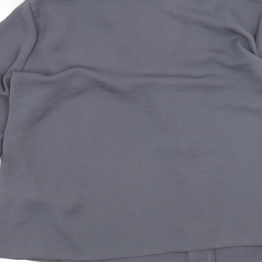 New Look Womens Grey Jacket Coatigan Size 10