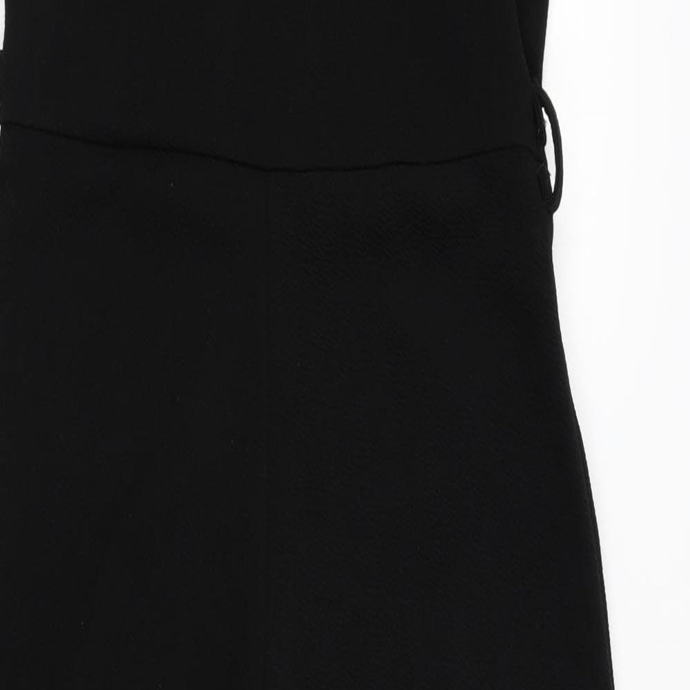 Missguided Womens Black Jumpsuit One-Piece Size 6 L22 in