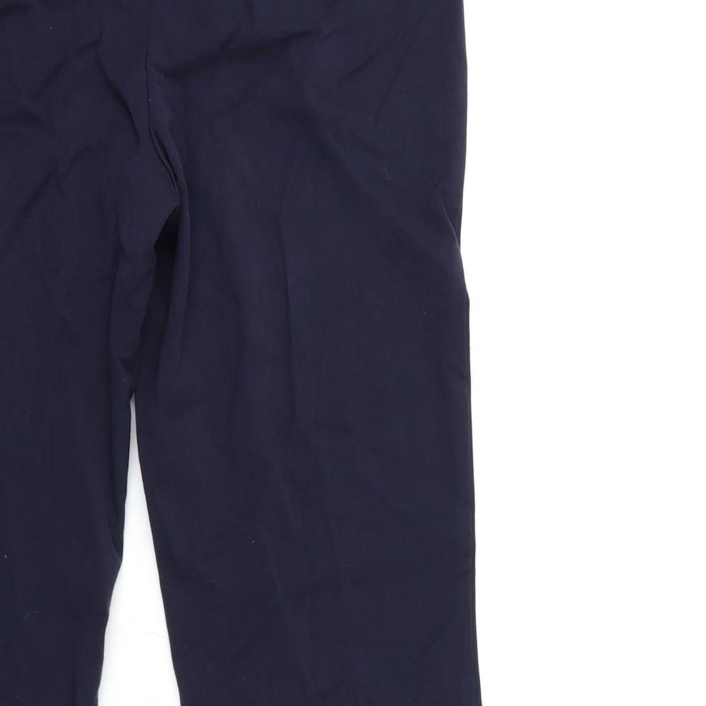 Marks and Spencer Womens Blue Trousers Size 8 L27 in