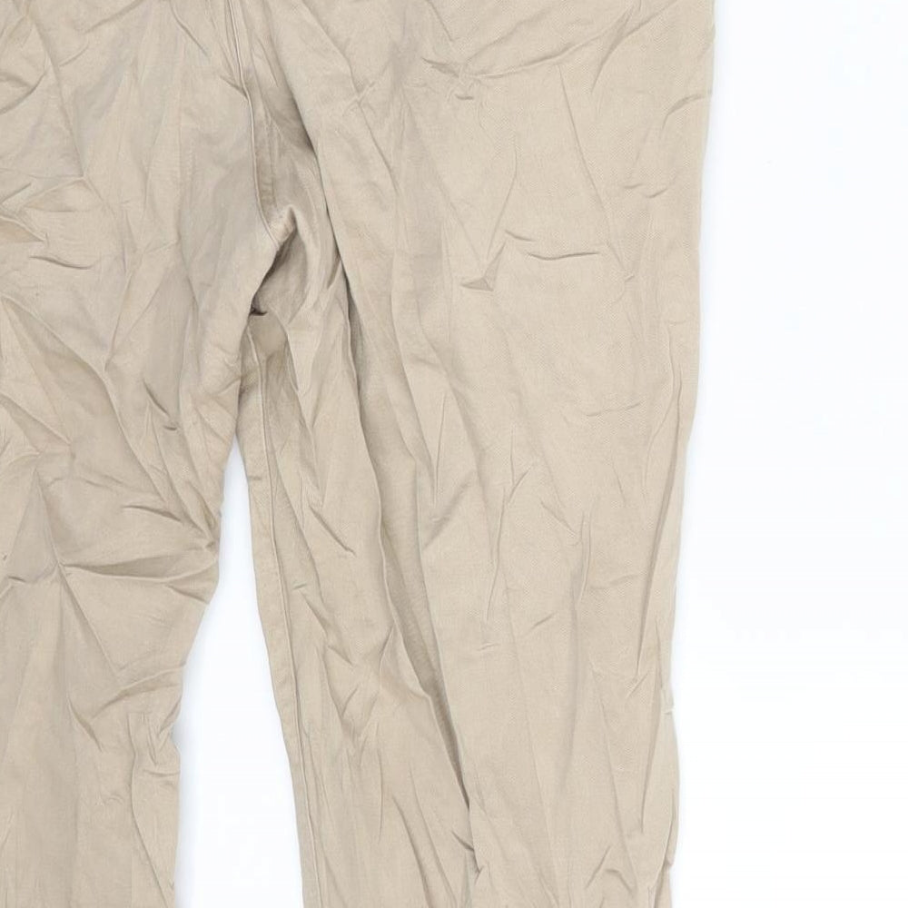 Preworn Mens Beige Chino Trousers Size 32 L20 in