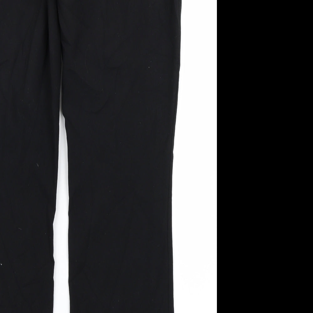 St Michael Womens Black Trousers Size 14 L26 in