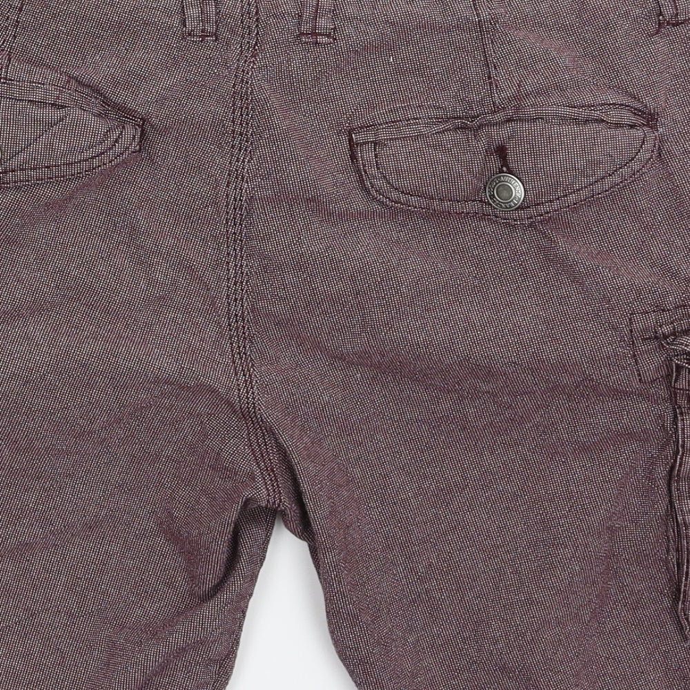 Peacocks Mens Brown Cargo Shorts Size 36