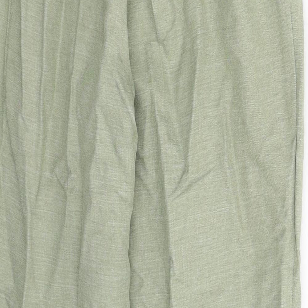 Marks and Spencer Womens Green Trousers Size 10 L26 in