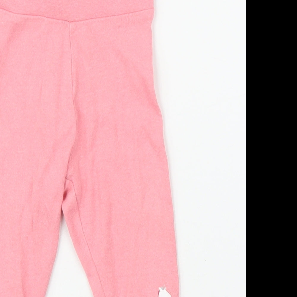 Lupilu Girls Pink Capri Leggings Size 3-6 Months - Unicorn
