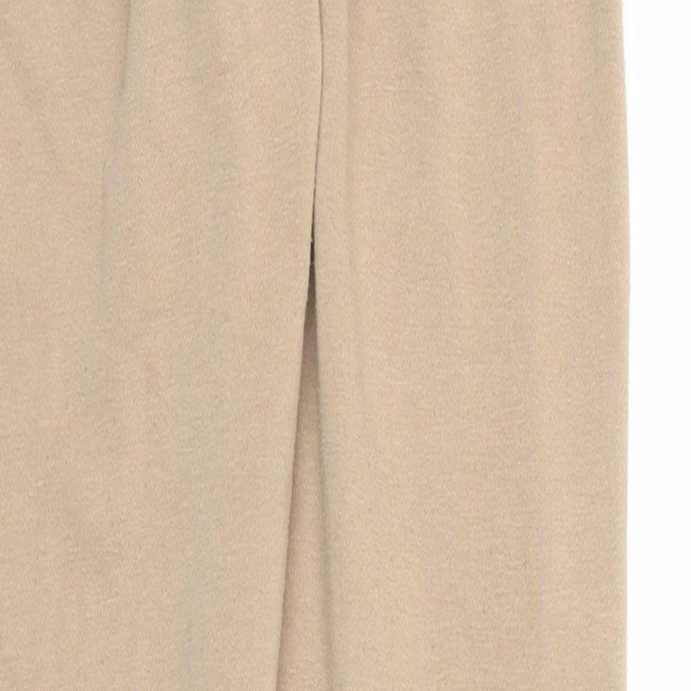 Preworn Womens Beige Sweatpants Trousers Size S L25 in