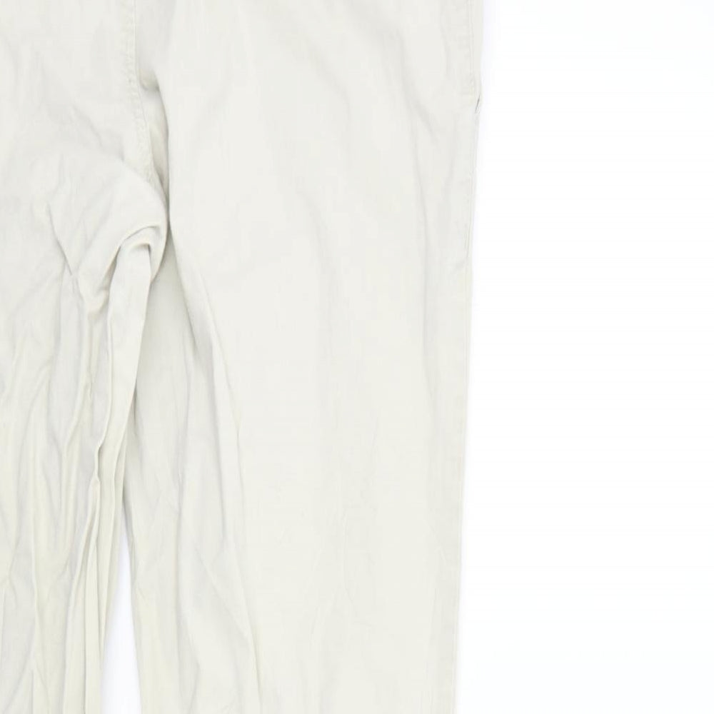H&M Womens Beige Trousers Size M L30 in