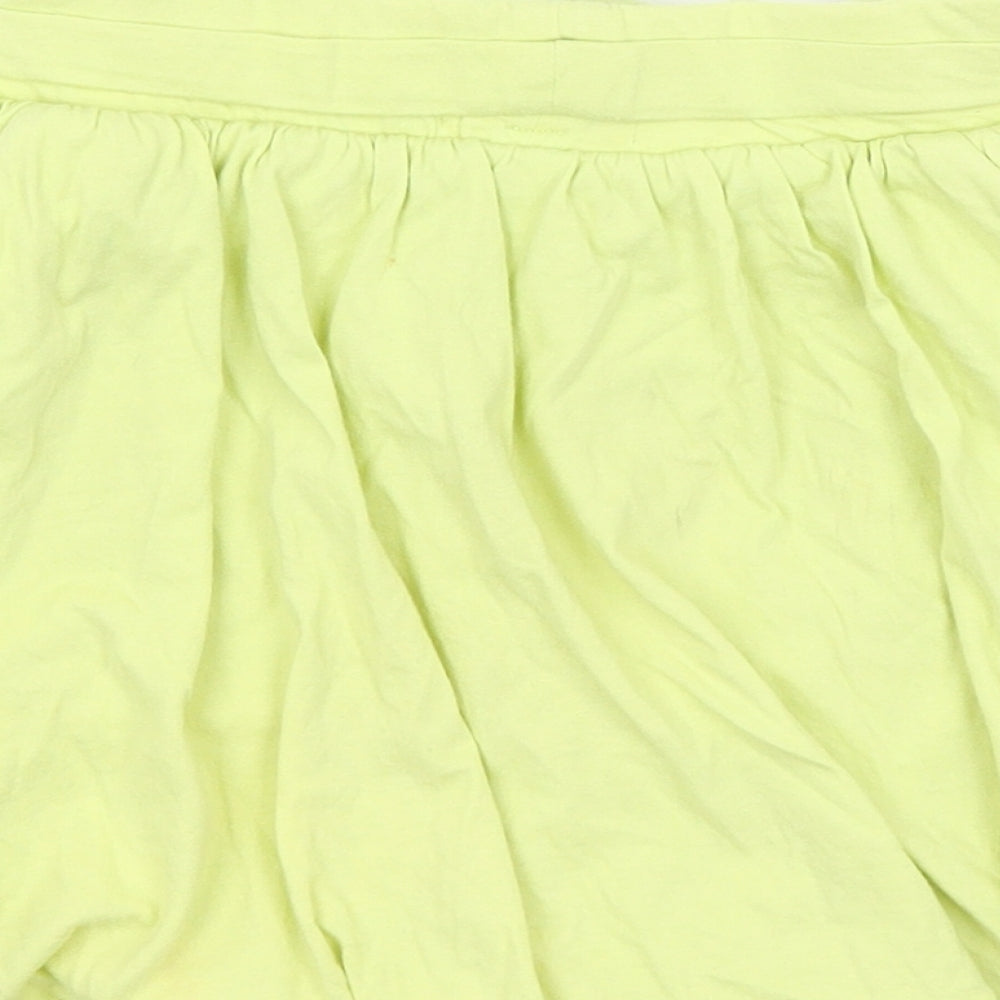 M&S Girls Yellow A-Line Skirt Size 5-6 Years