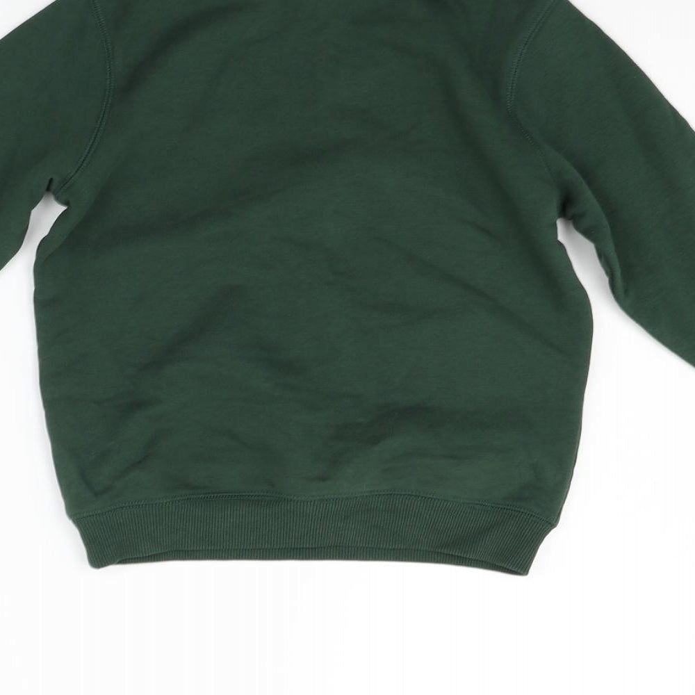 TU Boys Green Pullover Jumper Size 6 Years
