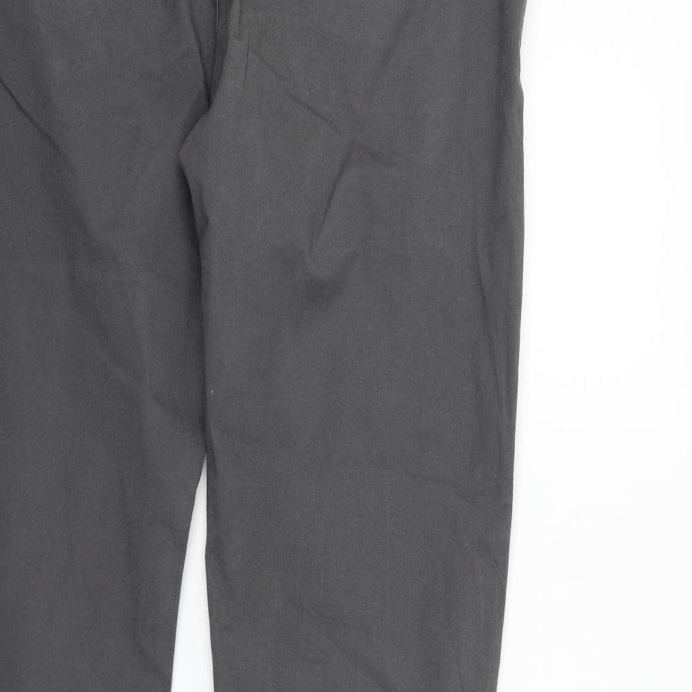 deniem & co Womens Grey Trousers Size 38 in L30 in