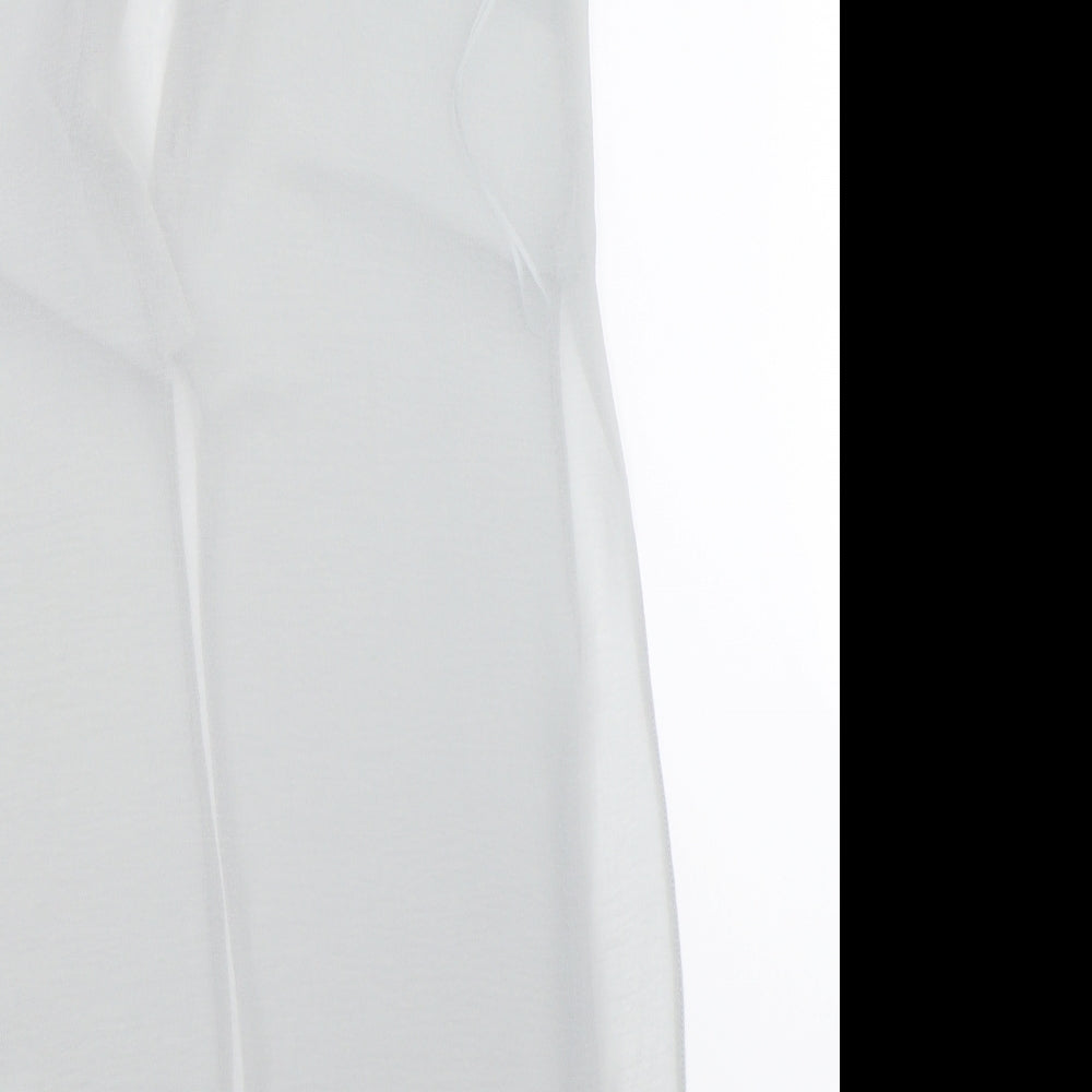 Atmosphere Womens Grey Basic Button-Up Size 12