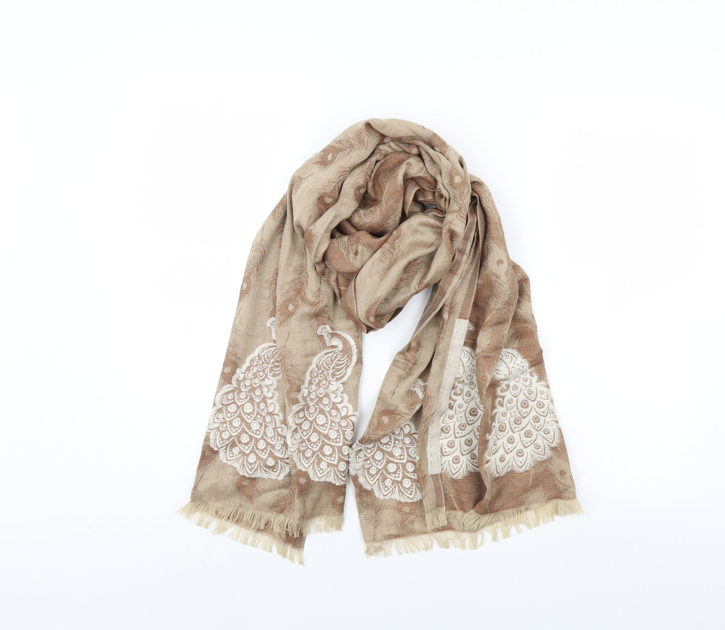 Preworn Womens Brown Scarf
