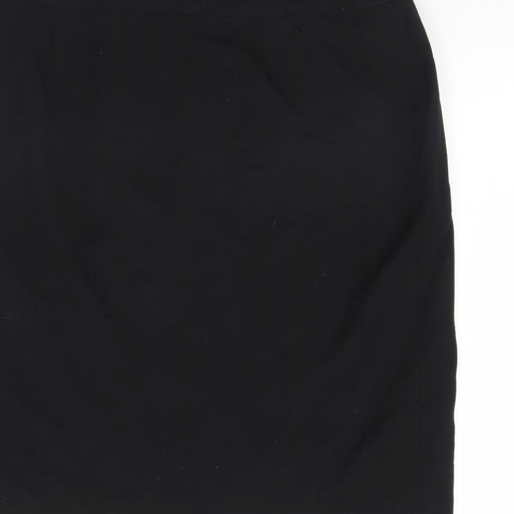 Artigiano Womens Black A-Line Skirt Size 32 in