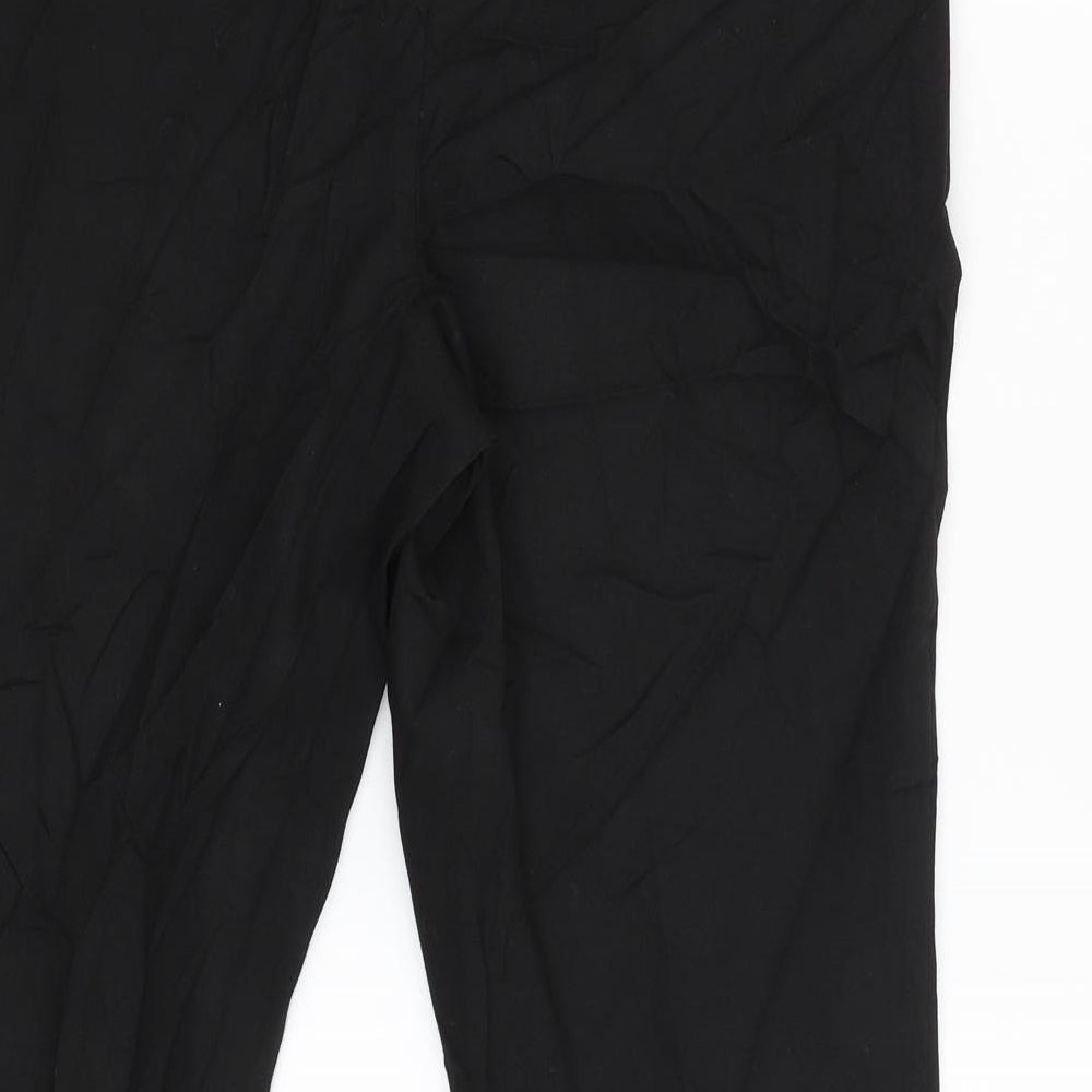 NEXT Womens Black Trousers Size 10 L26 in