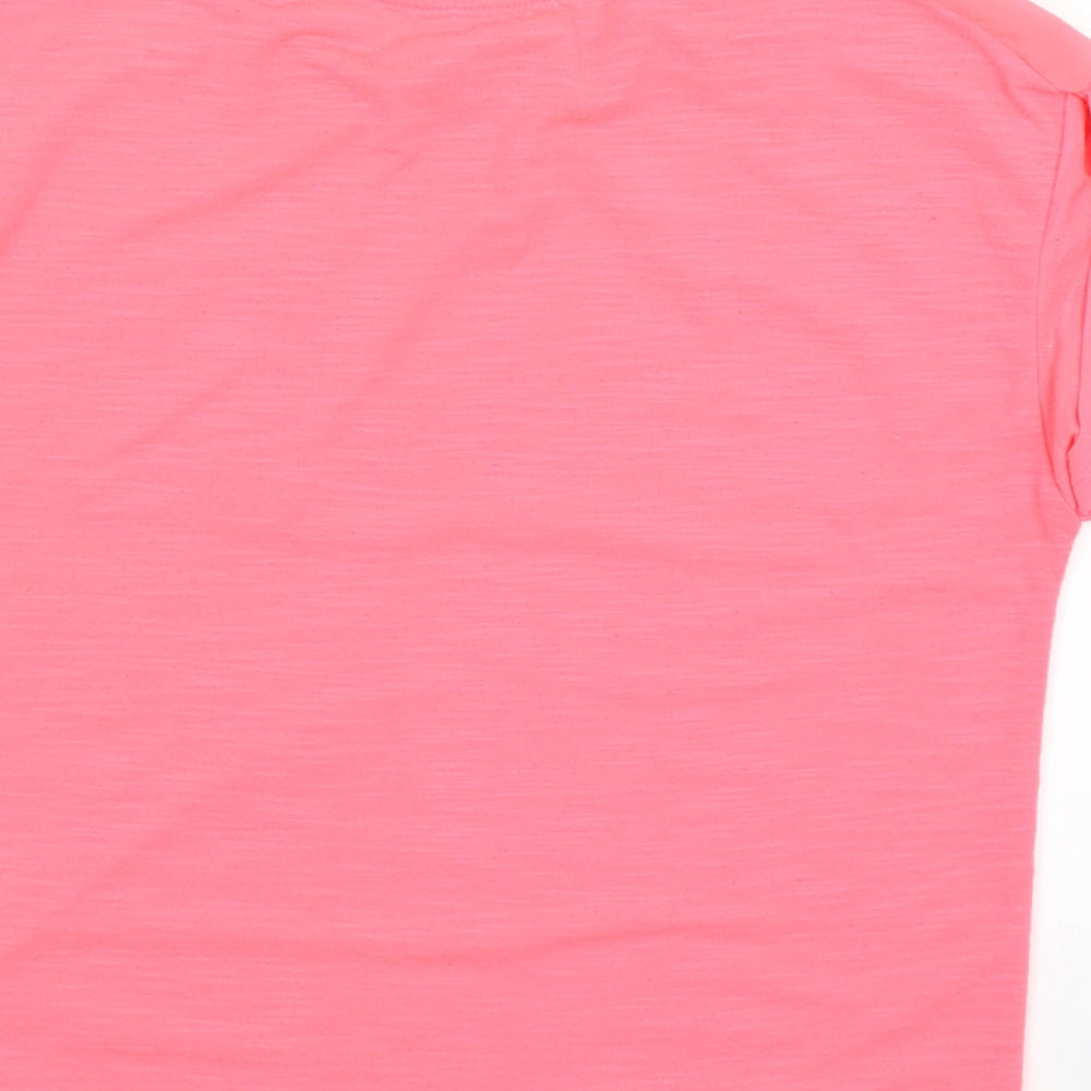 River Island Boys Pink Basic T-Shirt Size 9-10 Years