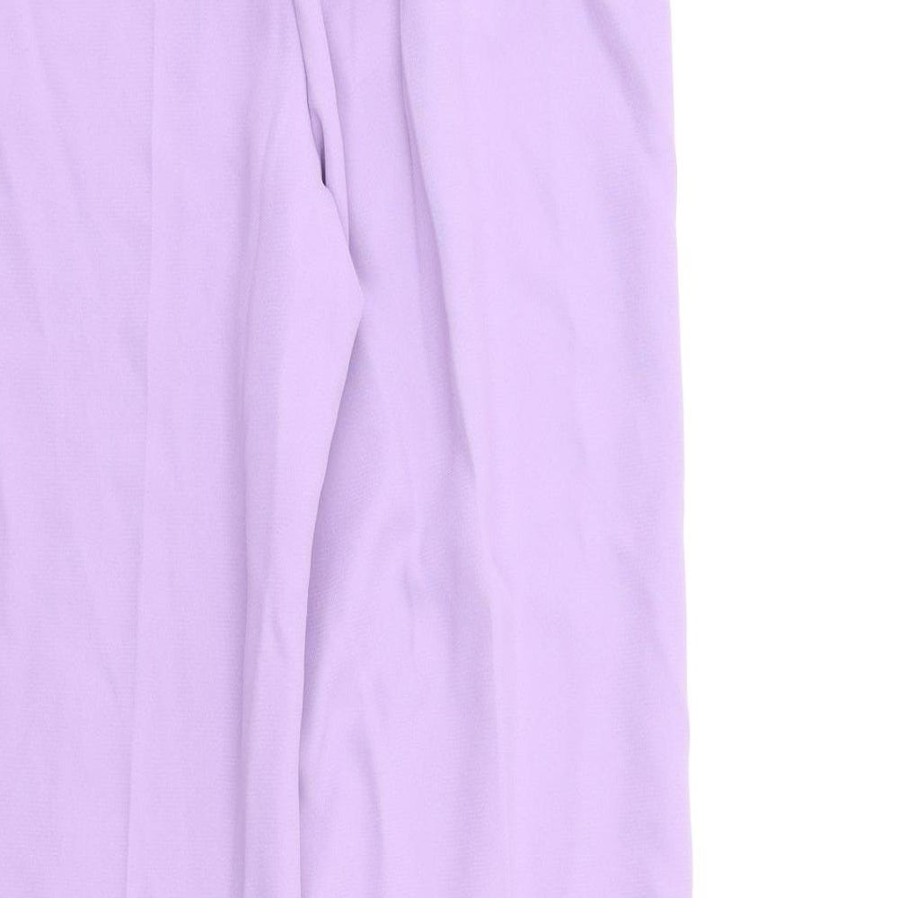 Stor Yo Womens Purple Dress Pants Trousers Size 8 L28 in
