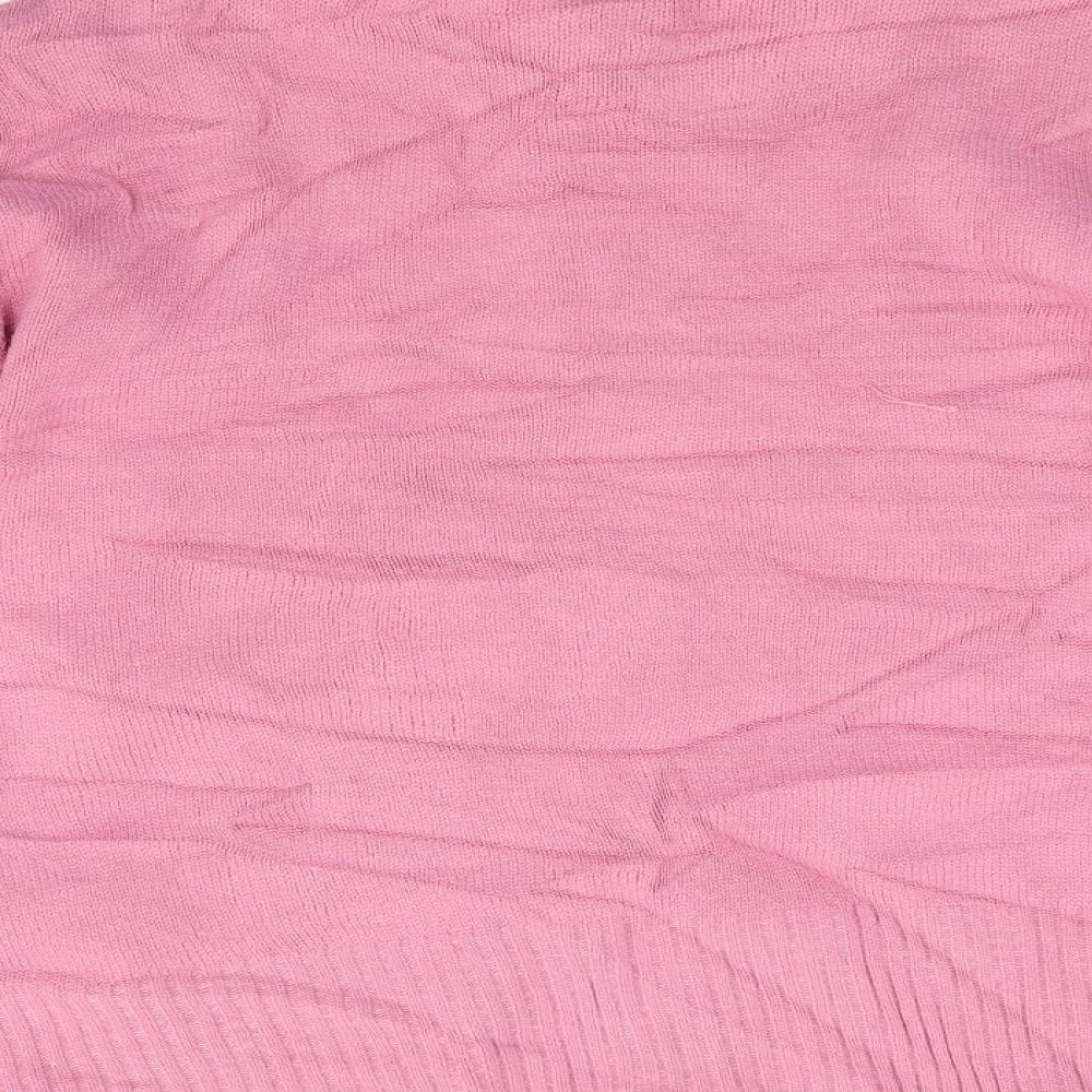 Gorgeous Womens Pink Knit Full Zip Jumper Size L